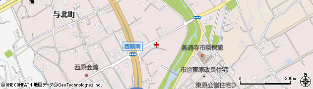 香川県善通寺市与北町2848周辺の地図