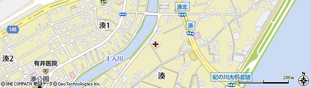 和歌山県和歌山市湊1837-2周辺の地図