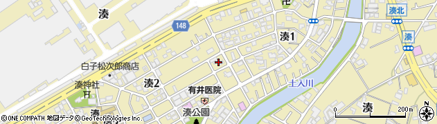 和歌山県和歌山市湊2丁目3周辺の地図