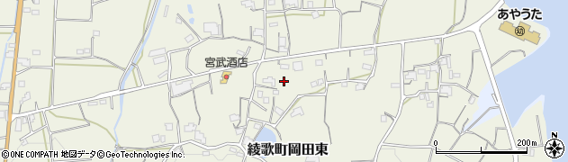 香川県丸亀市綾歌町岡田東807周辺の地図