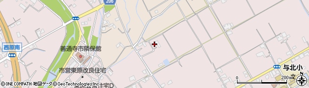 香川県善通寺市与北町2275周辺の地図