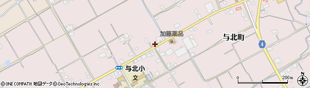 香川県善通寺市与北町2151周辺の地図