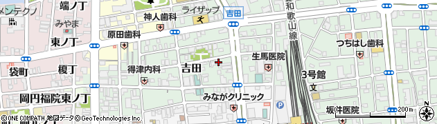 和歌山県和歌山市吉田533周辺の地図