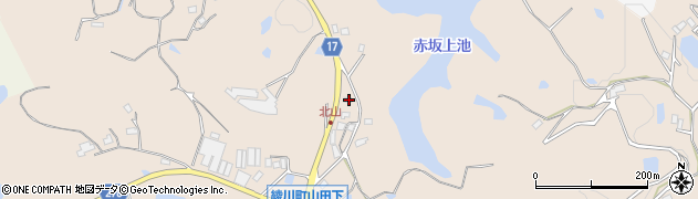 香川県綾歌郡綾川町山田下1100周辺の地図