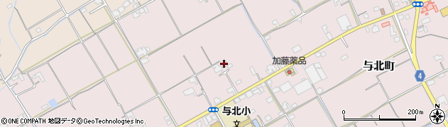 香川県善通寺市与北町2142周辺の地図