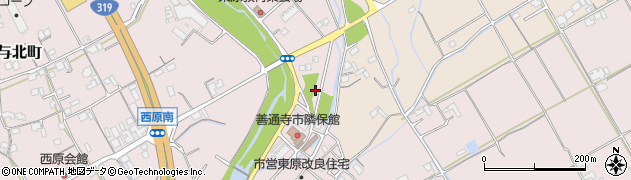 香川県善通寺市与北町2916周辺の地図