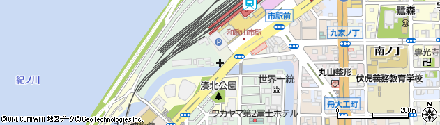 和歌山西警察署市駅前交番周辺の地図