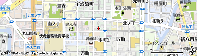 巴旅館周辺の地図