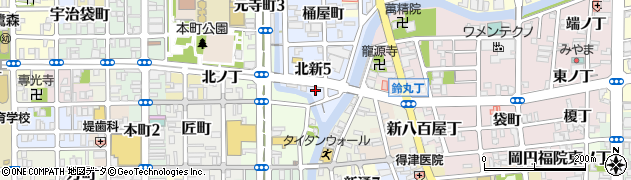 勇喜寿司周辺の地図