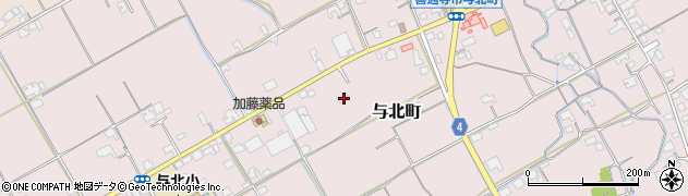 香川県善通寺市与北町1125周辺の地図