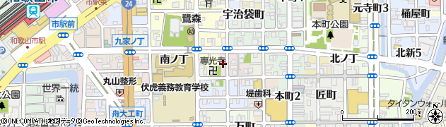 和歌山県和歌山市西大工町3周辺の地図
