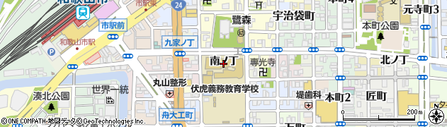 和歌山市立伏虎義務教育学校周辺の地図