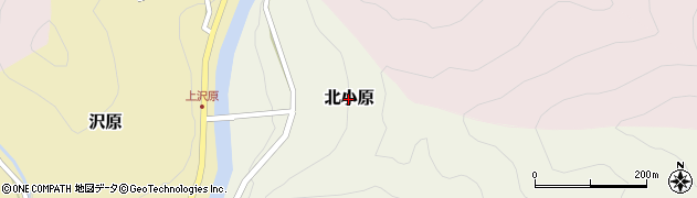 奈良県天川村（吉野郡）北小原周辺の地図