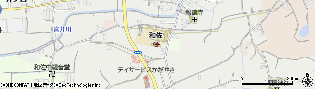 和佐周辺の地図
