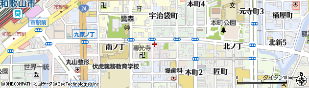 和歌山県和歌山市西大工町7周辺の地図