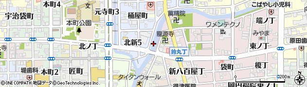 鈴丸橋周辺の地図