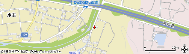 香川県東かがわ市水主48周辺の地図