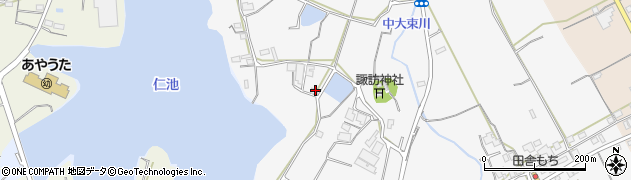 香川県丸亀市綾歌町栗熊西1424周辺の地図