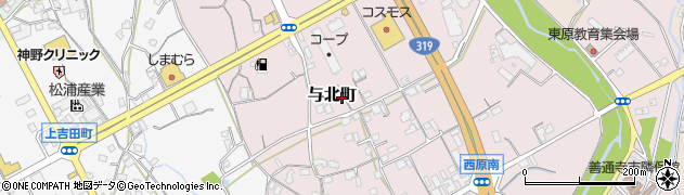 香川県善通寺市与北町3171周辺の地図