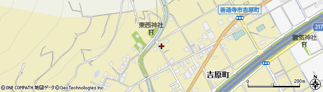 香川県善通寺市吉原町74周辺の地図