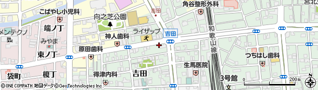 和歌山県和歌山市吉田475周辺の地図