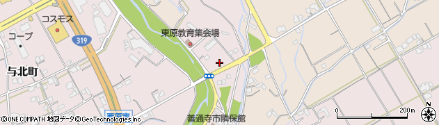 香川県善通寺市与北町2946周辺の地図