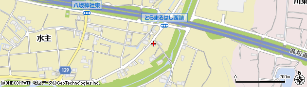 香川県東かがわ市水主4558周辺の地図