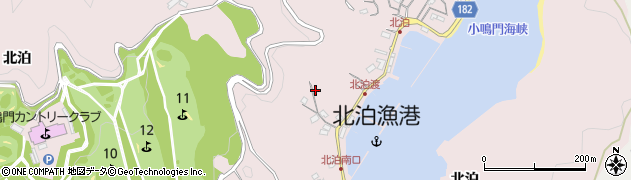 徳島県鳴門市瀬戸町北泊北泊288周辺の地図