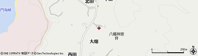 徳島県鳴門市瀬戸町中島田（大畑）周辺の地図
