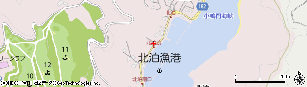 徳島県鳴門市瀬戸町北泊北泊270周辺の地図