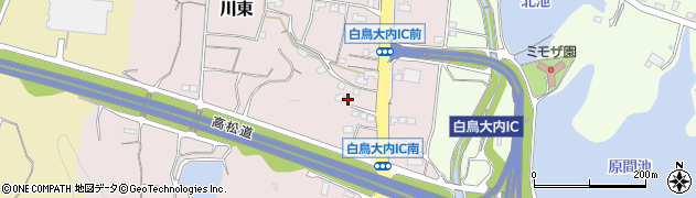 香川県東かがわ市川東1194周辺の地図