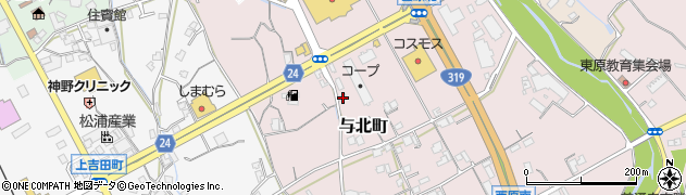 香川県善通寺市与北町3223周辺の地図
