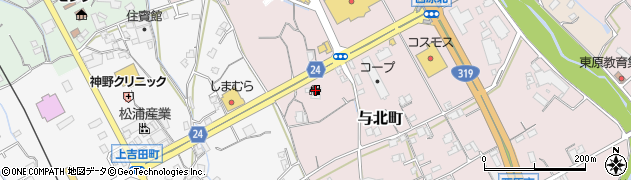 香川県善通寺市与北町3238周辺の地図