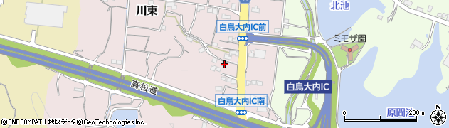 香川県東かがわ市川東1208周辺の地図