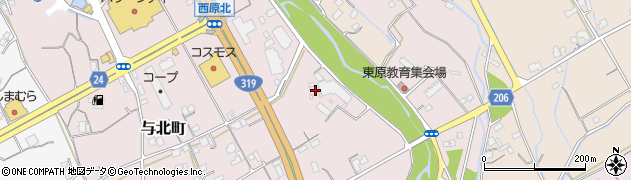 香川県善通寺市与北町3016周辺の地図