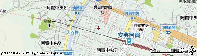 バルミー阿賀駅前　管理組合周辺の地図