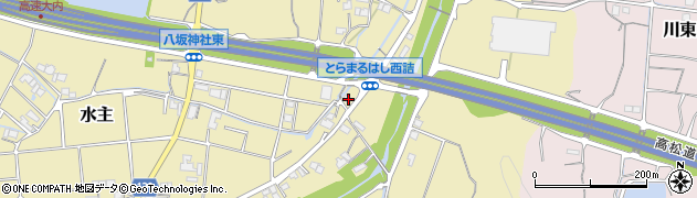 香川県東かがわ市水主4637周辺の地図
