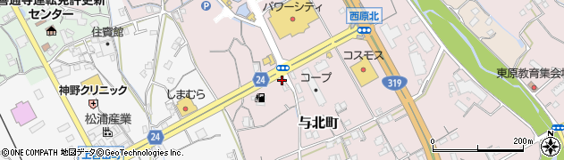 香川県善通寺市与北町3224周辺の地図