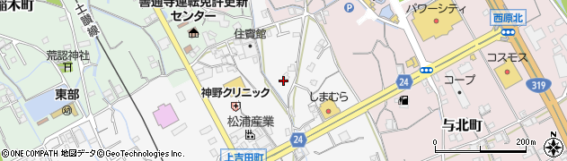 香川県善通寺市上吉田町301周辺の地図