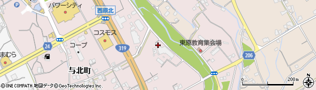 香川県善通寺市与北町3018周辺の地図