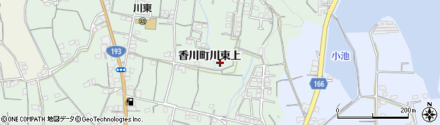 香川県高松市香川町川東上周辺の地図