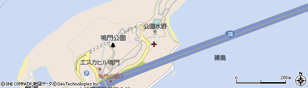 徳島県立大鳴門橋架橋記念館周辺の地図