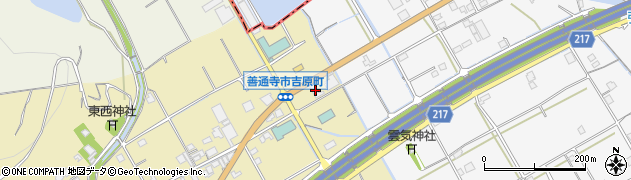 香川県善通寺市吉原町8周辺の地図