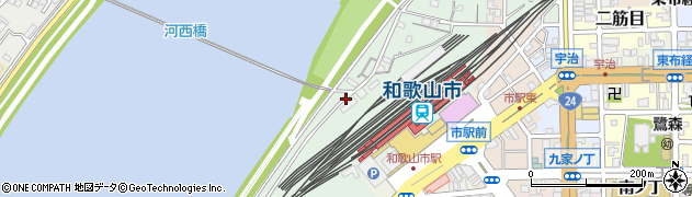 和歌山県和歌山市西蔵前丁周辺の地図
