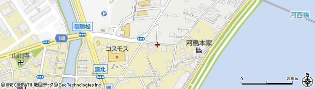 湊コーポ駐車場周辺の地図