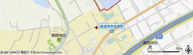香川県善通寺市吉原町37周辺の地図