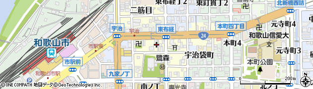 和歌山県和歌山市鷺ノ森新道18周辺の地図