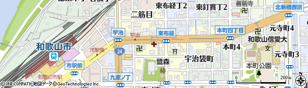 和歌山県和歌山市鷺ノ森新道16周辺の地図