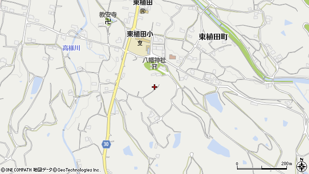 〒761-0446 香川県高松市東植田町の地図