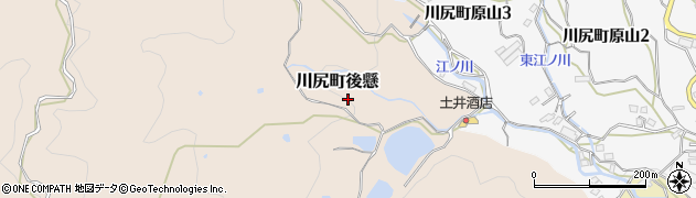 広島県呉市川尻町後懸周辺の地図